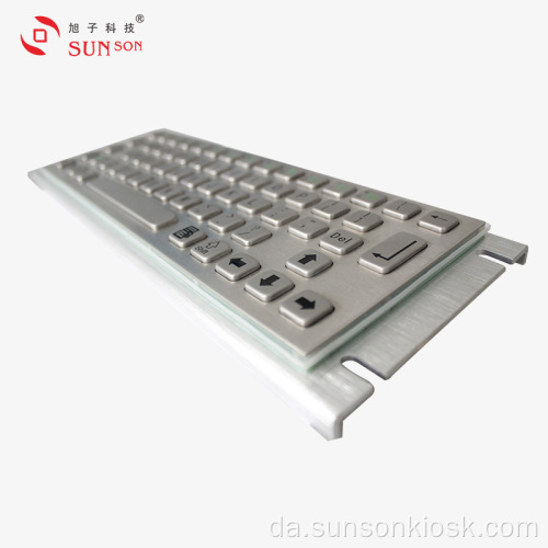 Robust metal-tastatur til informationskiosk